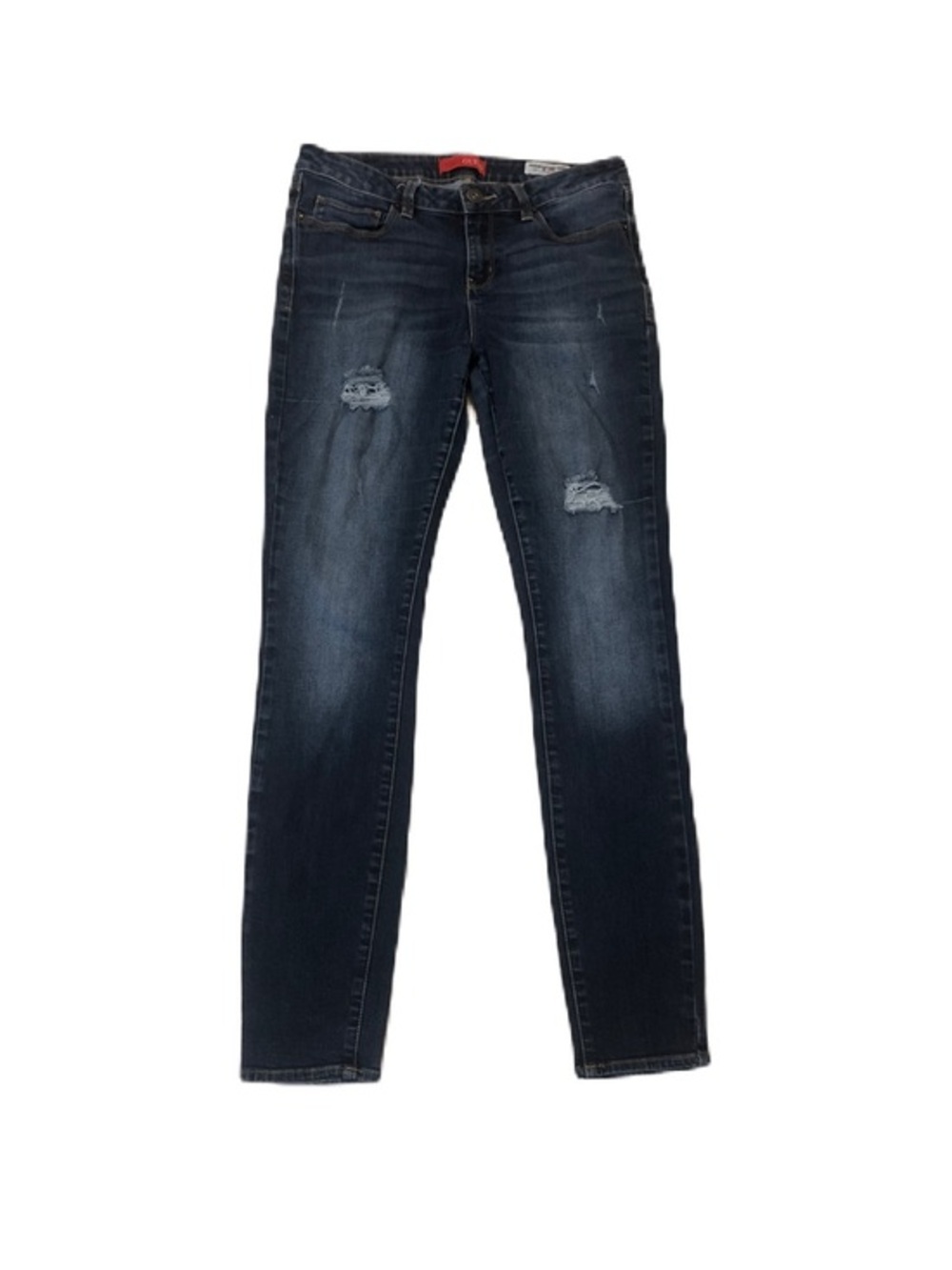 Guess Women's Dark Blue Distressed Skinny Jeans size 31